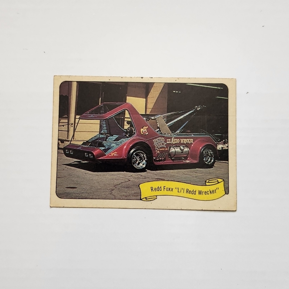Vintage 1970 GEORGE BARRIS Kustom City Sticker - LIL’ REDD WRECKER Redd Foxx